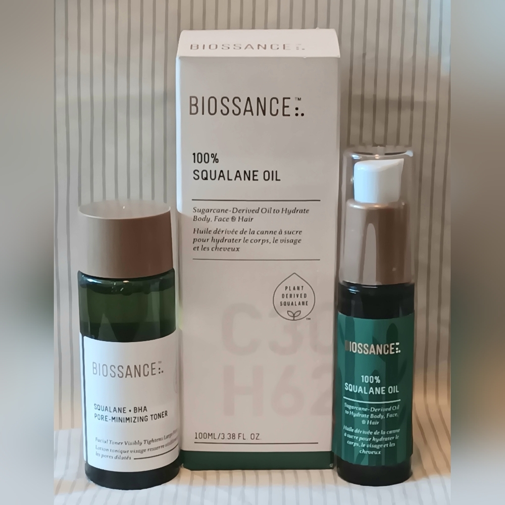 Biossance Squalane Oils & Toner